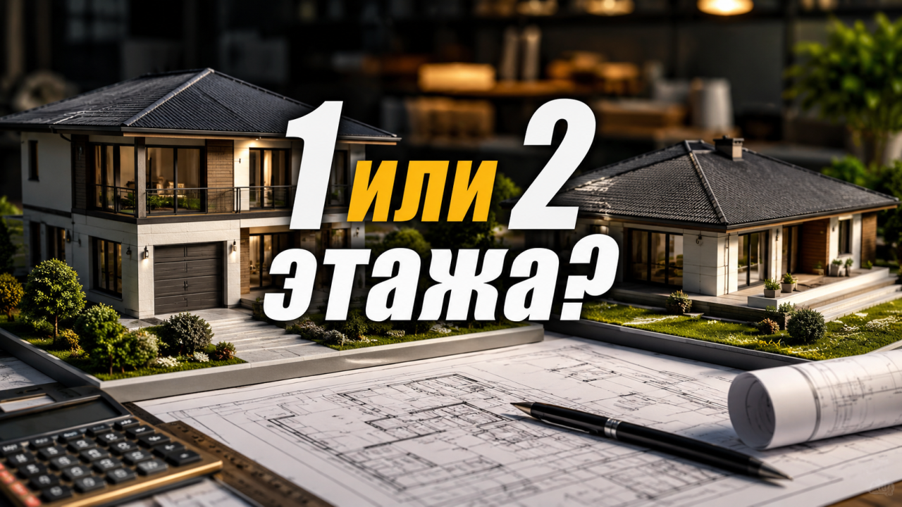 Как выбрать проект загородного дома: одноэтажный или двухэтажный?