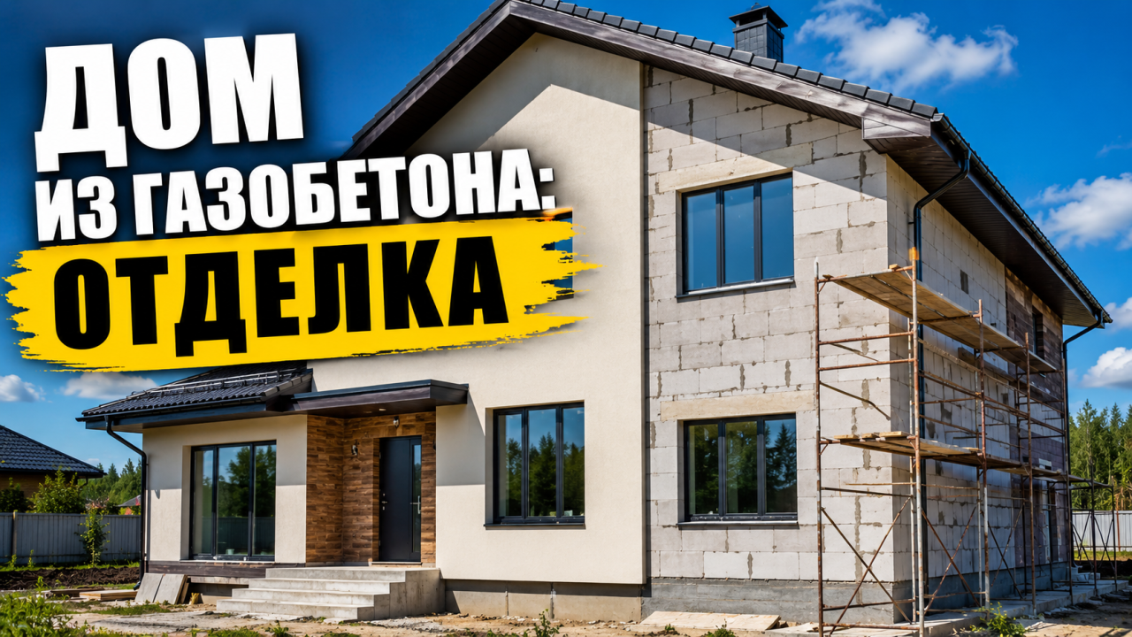 Дом из газобетона: преимущества, недостатки и варианты отделки фасада